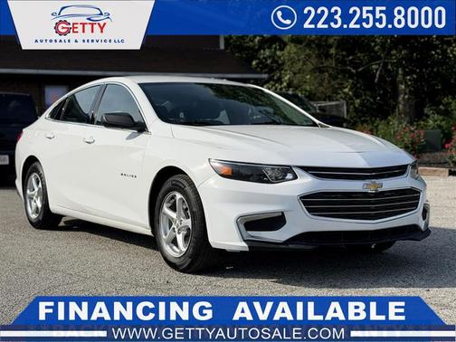 White 2017 Chevrolet Malibu 1LS