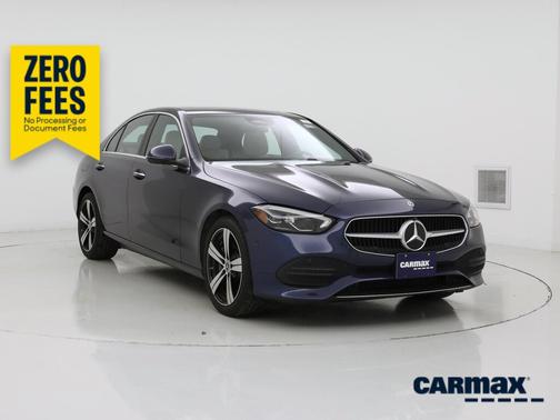 Blue 2025 Mercedes-Benz C-Class