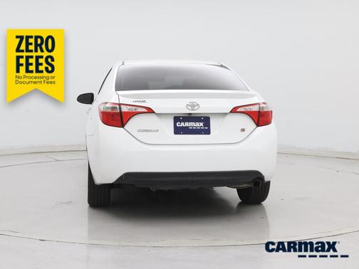 White 2015 Toyota Corolla S Plus