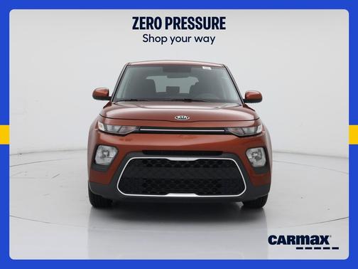 Orange 2021 Kia Soul LX
