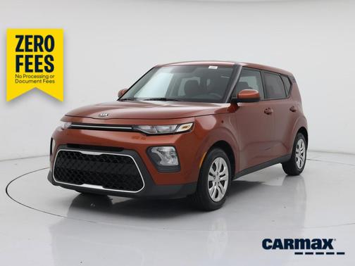 Orange 2021 Kia Soul LX