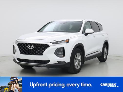 White 2020 Hyundai SANTA FE SEL