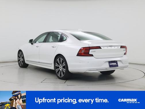 White 2022 Volvo S90 B6 Inscription