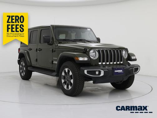 Green 2022 Jeep Wrangler Unlimited Sahara