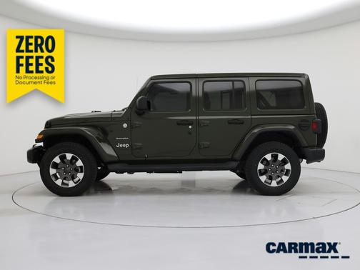 Green 2022 Jeep Wrangler Unlimited Sahara