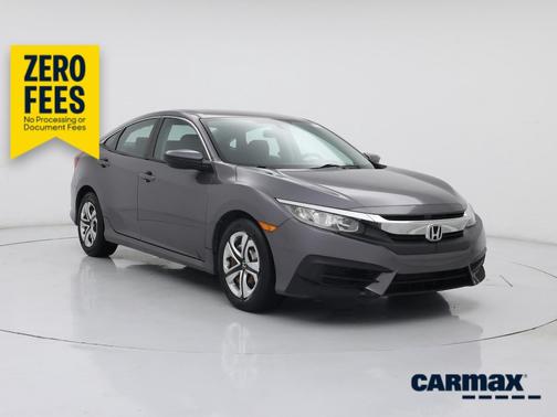 Gray 2017 Honda Civic LX