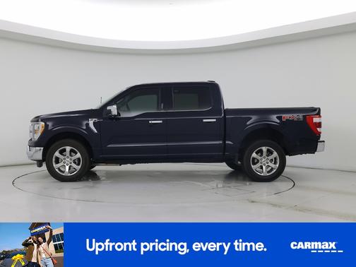 Blue 2022 Ford F-150 Lariat