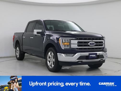 Blue 2022 Ford F-150 Lariat