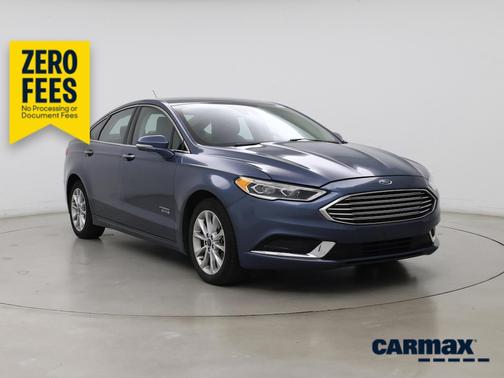 Blue 2018 Ford Fusion Energi SE