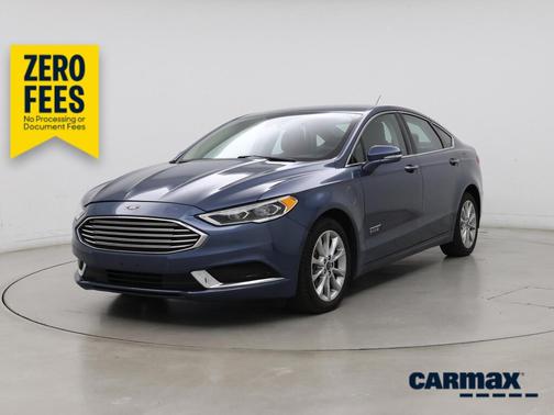 Blue 2018 Ford Fusion Energi SE