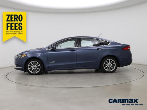 Blue 2018 Ford Fusion Energi SE