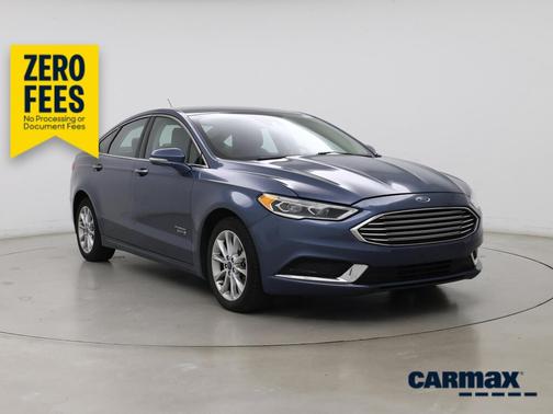 Blue 2018 Ford Fusion Energi SE