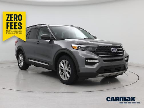 Gray 2021 Ford Explorer XLT