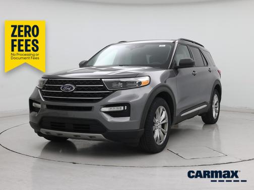 Gray 2021 Ford Explorer XLT