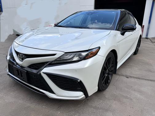White 2021 Toyota Camry XSE