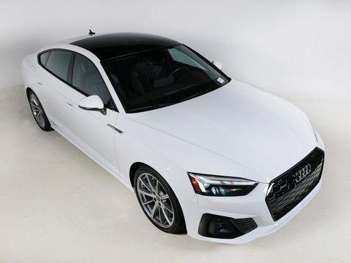White 2025 Audi A5 Sportback 45 S Line Premium