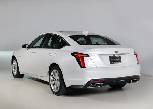 Crystal White Tricoat 2025 Cadillac CT5 Premium Luxury