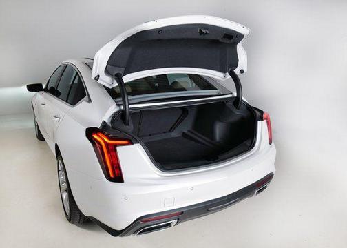 Crystal White Tricoat 2025 Cadillac CT5 Premium Luxury