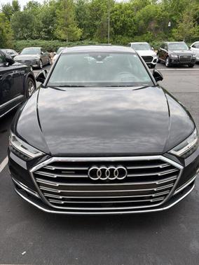 Mythos Black Metallic 2019 Audi A8 55