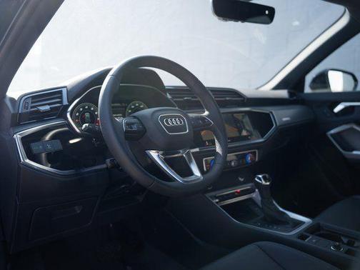 Black Metallic 2025 Audi Q3 45 S line Premium Plus