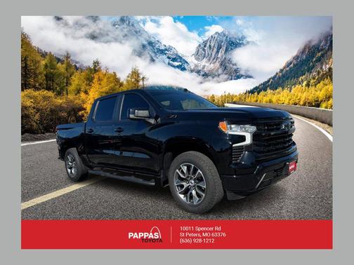 Black 2025 Chevrolet Silverado 1500 RST