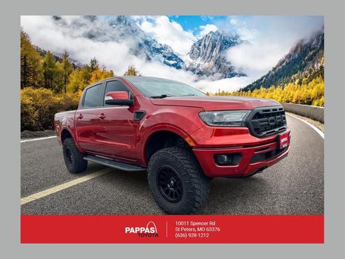 Hot Pepper Red Metallic Tinted Clearcoat 2019 Ford Ranger LARIAT