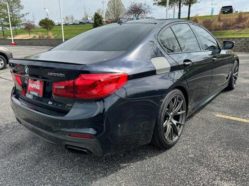 Carbon Black Metallic 2018 BMW M550 i Xdrive