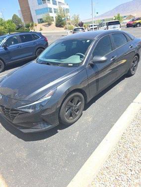 Portofino Gray 2021 Hyundai ELANTRA SEL