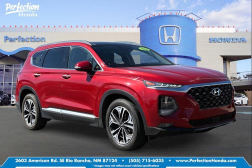 Scarlet Red 2020 Hyundai SANTA FE SEL 2.4