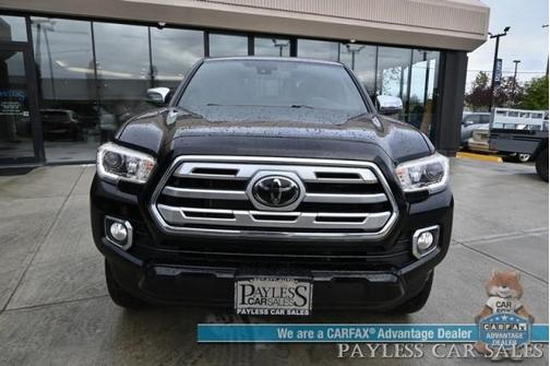 2018 Toyota Tacoma LIMITED/4X4/CREW CAB/HEATED SEATS/NAV/SUNROOF/JBL