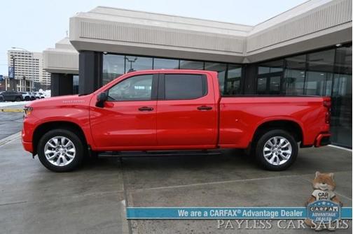 Red 2022 Chevrolet Silverado 1500 Custom