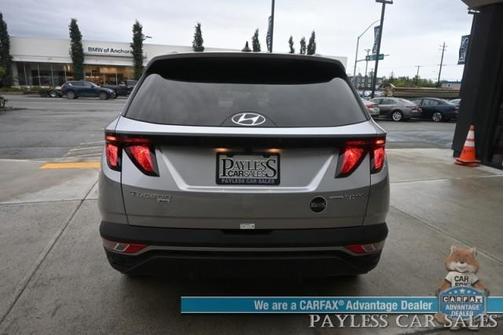 Silver 2024 Hyundai TUCSON Hybrid Blue