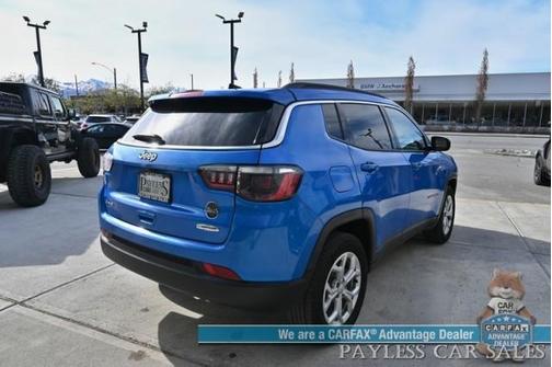 Hydro Blue Pearlcoat 2024 Jeep Compass Latitude