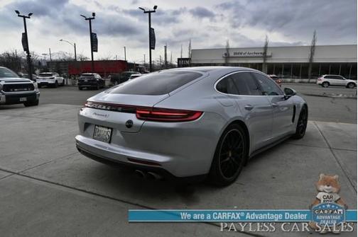 Rhodium Silver 2017 Porsche Panamera 4S/AWD/FRONT&REAR SEATS/HEATED STEERING WHEEL/DUAL
