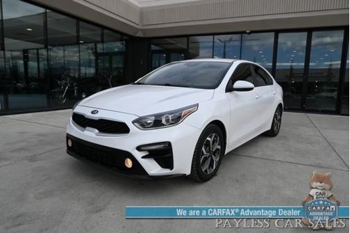 Snow White Pearl 2021 Kia Forte LXS/AUTOMATIC/AUTO START/LANE DEPARTURE&FORWARD CO