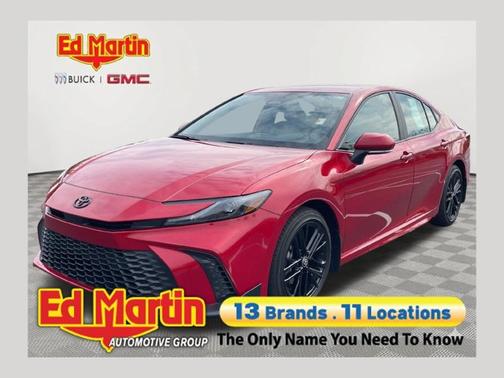 Supersonic Red 2025 Toyota Camry SE