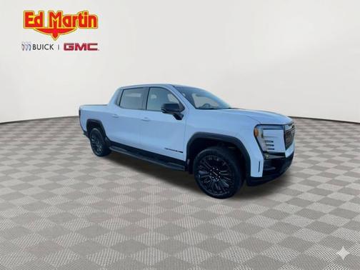 Summit White 2026 GMC Sierra EV Extended Range Elevation