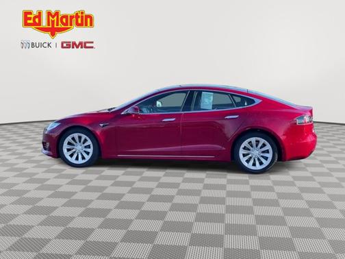 Red Multi-Coat 2017 Tesla Model S 75D