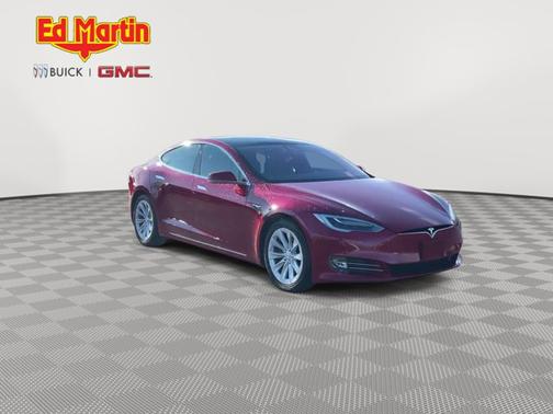 Red Multi-Coat 2017 Tesla Model S 75D