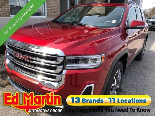 Volcanic Red Tintcoat 2023 GMC Acadia SLE