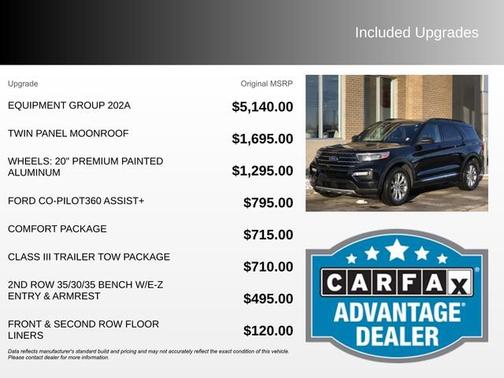 Agate Black Metallic 2020 Ford Explorer XLT