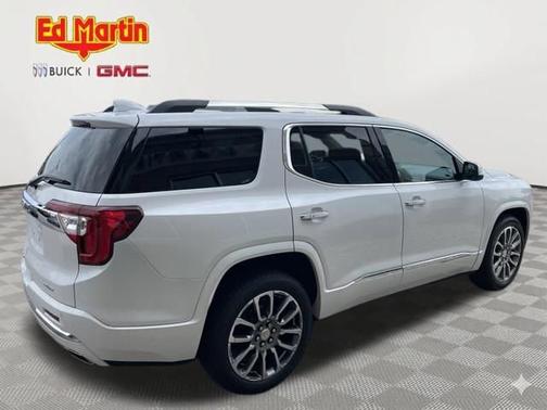 White Frost Tricoat 2021 GMC Acadia Denali