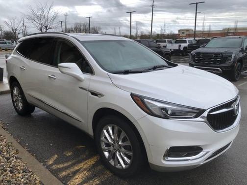 White Frost Tricoat 2019 Buick Enclave Essence