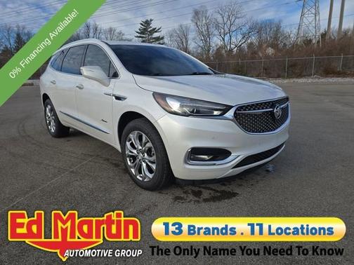 White Frost Tricoat 2021 Buick Enclave Avenir