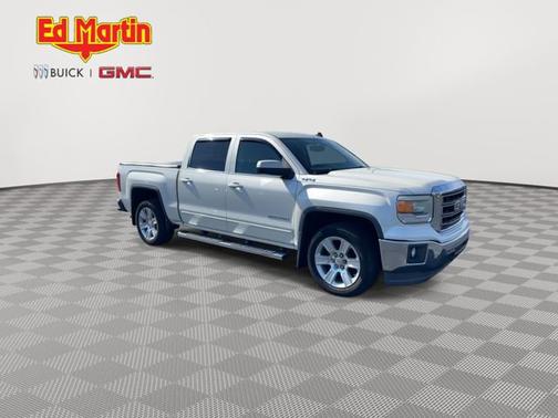 White Diamond Pearl 2014 GMC Sierra 1500 SLE