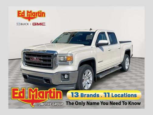 White Diamond Pearl 2014 GMC Sierra 1500 SLE