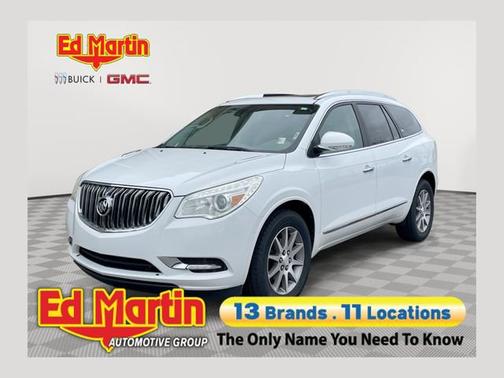 Summit White 2016 Buick Enclave Leather