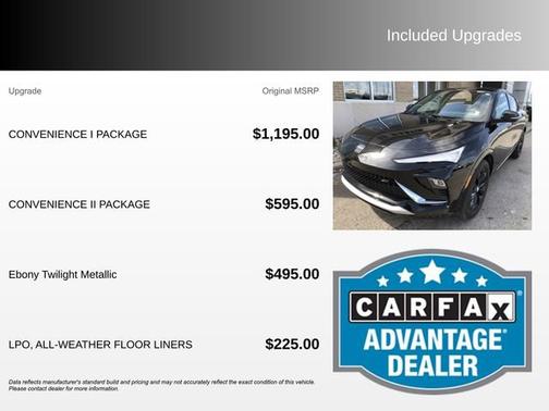 Ebony Twilight Metallic 2024 Buick Envista Sport Touring