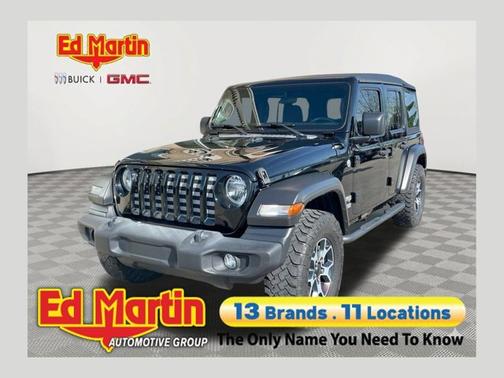 Black Clearcoat 2020 Jeep Wrangler Unlimited Sport