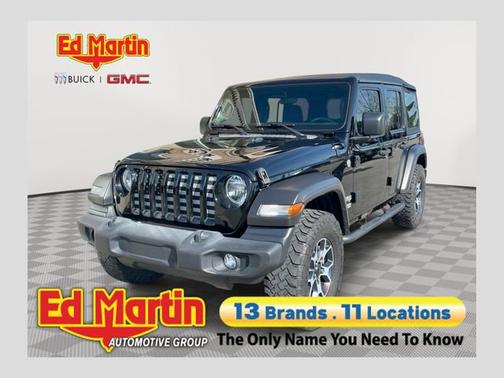 Black Clearcoat 2020 Jeep Wrangler Unlimited Sport